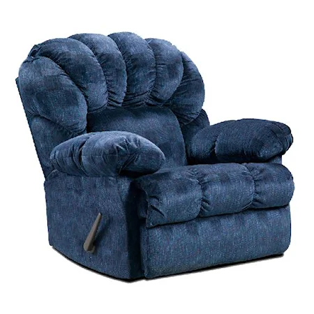 Chaise Rocker Recliner with Channel Tufting